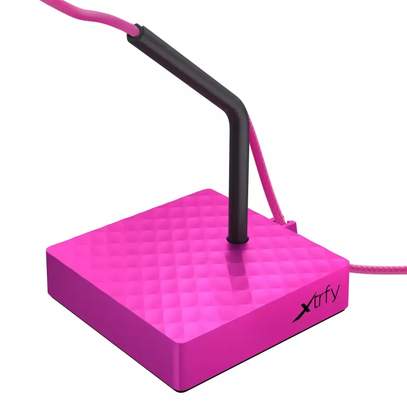 Soporte para cables CHERRY XTRFY B4 rosa 80x80x130 mm
