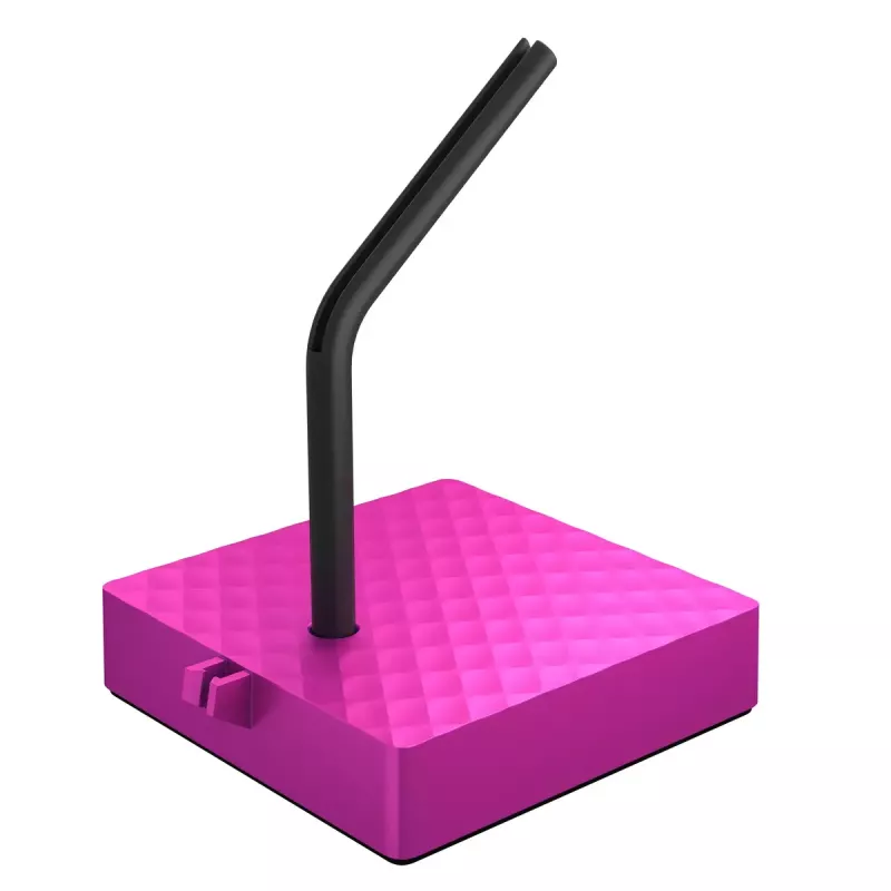 Soporte para cables CHERRY XTRFY B4 rosa 80x80x130 mm
