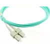 BlueOptics Cable patch de fibra óptica LC-SC multimodo OM3 dúplex, LC-UPC/SC-UPC, 3 m, beige (compatible con Corning 055702T512000003M)
