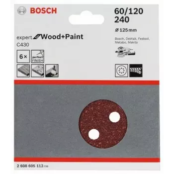 Disco de lijado Bosch 2 608 605 112 6 unidades
