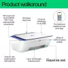 HP DeskJet 2821e Impresora multifunción inalámbrica en color, Instant Ink; copiadora, escáner