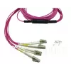 BlueOptics EMC CBL-MPO12-4LC-OM4-2M Cable de fibra óptica MPO 4x LC 2m