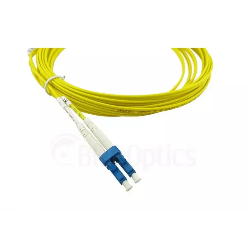 BlueOptics CAB-SMF-LC-LC-1-BO Cable patch de fibra óptica LC-LC monomodo dúplex, LC-UPC, 1 m, beige