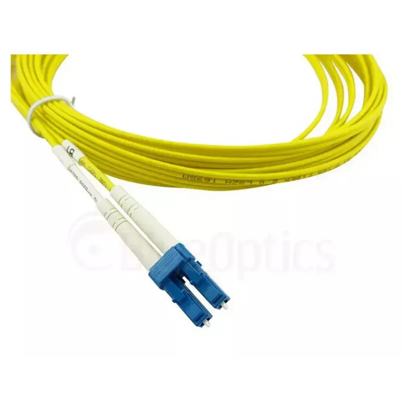 BlueOptics CAB-SMF-LC-LC-1-BO Cable patch de fibra óptica LC-LC monomodo dúplex, LC-UPC, 1 m, beige