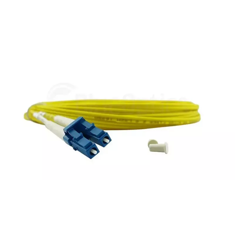 BlueOptics CAB-SMF-LC-LC-1-BO Cable patch de fibra óptica LC-LC monomodo dúplex, LC-UPC, 1 m, beige