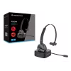 Conceptronic POLONA auriculares Bluetooth inalámbricos con base de carga y adaptador de audio Bluetooth USB-A