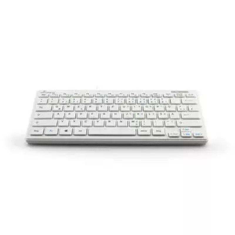 Teclado MediaRange MROS113 Office USB QWERTZ Alemán Blanco