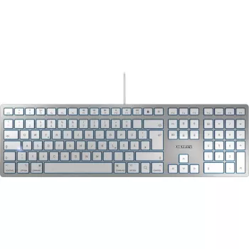 Teclado CHERRY KC 6000 schlank FOR MAC Oficina USB QWERTY US English Plata