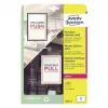 Avery Window Stickers etiqueta autoadhesiva para impresora A5 blanca 10 uds.