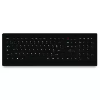 MediaRange MROS101-BE teclado Home USB AZERTY belga negro tamaño completo 107 teclas