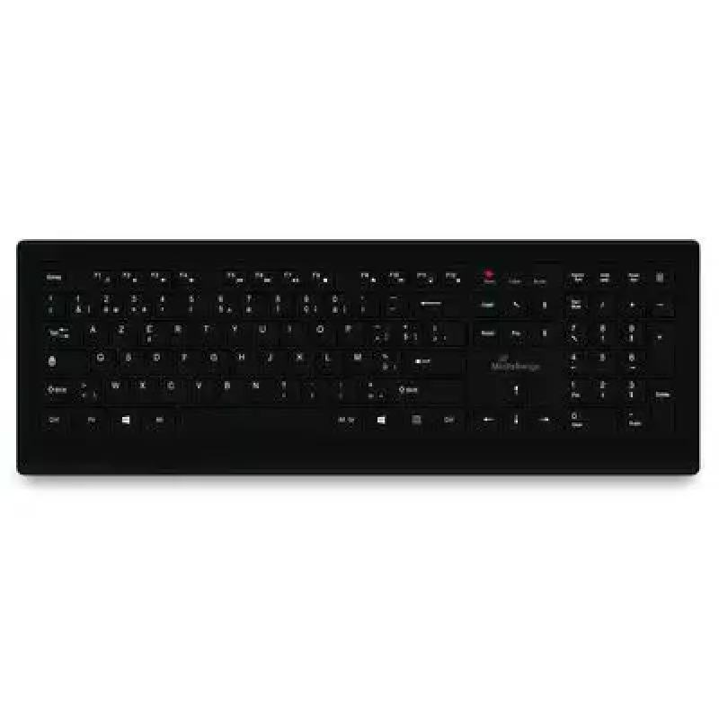 MediaRange MROS101-BE teclado Home USB AZERTY belga negro tamaño completo 107 teclas