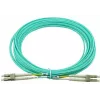 BlueOptics 050502T512000002M Cable patch de fibra óptica LC-LC multimodo OM3 dúplex, LC-UPC, 2 m, beige