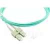 BlueOptics Cable patch de fibra óptica LC-SC multimodo OM3 dúplex, LC-UPC/SC-UPC, 10 m, beige (compatible con Corning 055702K512000010M)