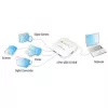 Hub USB 3.0 Super Speed Techly 4 puertos blanco IUSB3-HUB4-WH, USB 3.2 Gen 1 (3.1 Gen 1) Type-A, 5000 Mbit/s, blanco, 0,8 m, CE, RoHS, USB 2.0 USB 1.1