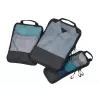TROIKA Black Packing Cubes Set de bolsas de compresión, BBL56/BK