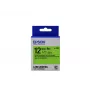 Epson cartucho de etiquetas fluorescente LK-4GBF negro/verde 12mm (9m)