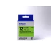 Epson cartucho de etiquetas fluorescente LK-4GBF negro/verde 12mm (9m)
