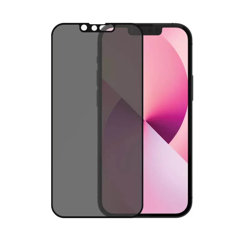 PanzerGlass Protector de pantalla de privacidad Apple iPhone 13 Mini Edge-to-Edge resistente a arañazos y golpes