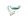 BlueOptics CBL-MPO12-4LC-OM3-7M-BO Cable patch de fibra óptica breakout MPO-4xLC OM3, MPO/UPC, 4x LC/UPC dúplex, 7,5 m