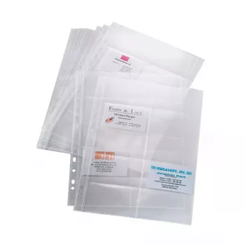 Funda para tarjetas de visita Sigel VZ351 10 bolsillos