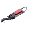 Mosquetón para llaves TROIKA KTL26-RD Negro Rojo