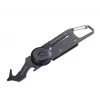 Mosquetón para llaves TROIKA KTL26-RD Negro Rojo