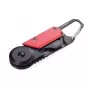 Mosquetón para llaves TROIKA KTL26-RD Negro Rojo