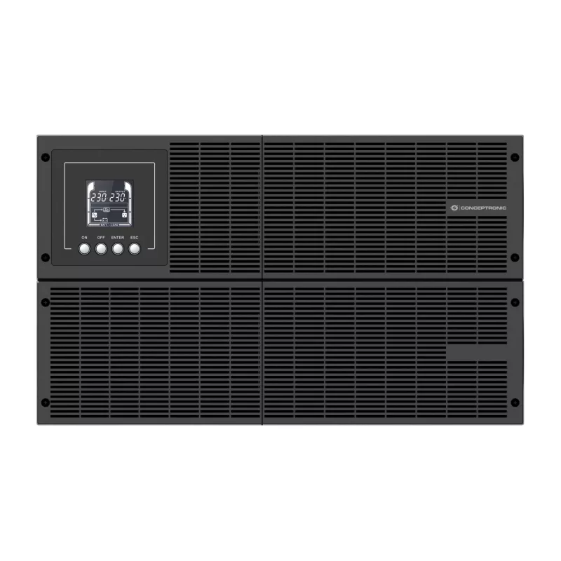 Conceptronic ZEUS51E6K 6000VA 6000W SAI Online Rack/Torre, Doble conversión (Online), 6 kVA, 6000 W, Senoidal, 80 V, 300 V