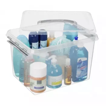 Caja de almacenamiento Sunware 78800609 rectangular plástico transparente