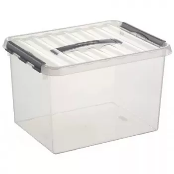 Caja de almacenamiento Sunware 78800609 rectangular plástico transparente