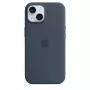 Funda de silicona para Apple iPhone 15 MagSafe Storm Blue