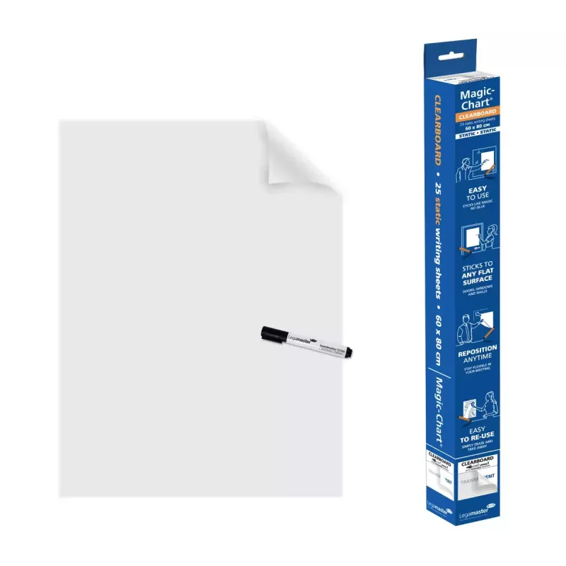 Lámina Clearboard Legamaster Magic-Chart 60x80cm