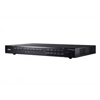 Conmutador de presentaciones ATEN 7 x 3, HDMI, metal, negro, 60 Hz, 1080p, 1920 x 1200 píxeles