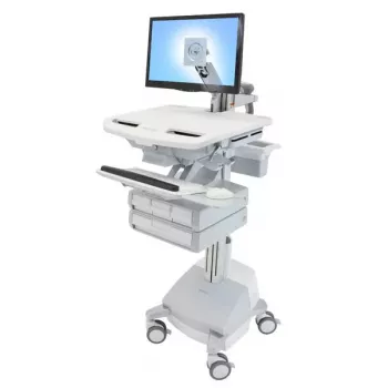 Carro multimedia Ergotron StyleView Aluminio gris Blanco