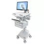 Carro multimedia Ergotron StyleView Aluminio gris Blanco