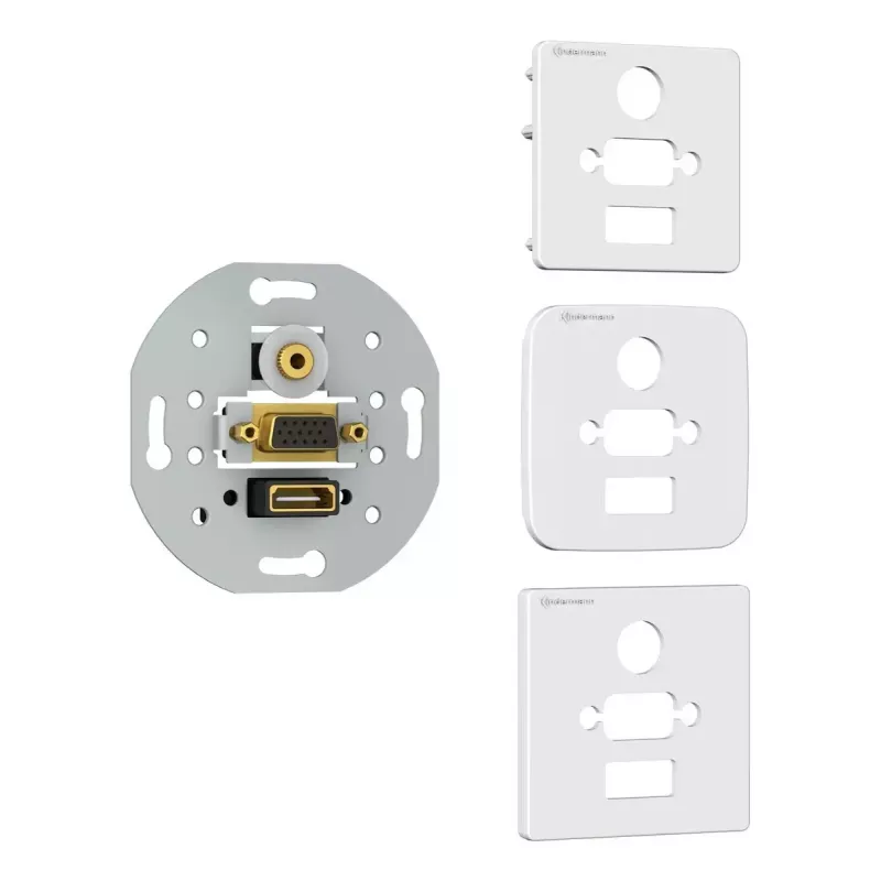 Toma de conexión HDMI VGA 3,5 mm Kindermann 7456000586
