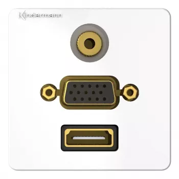 Toma de conexión HDMI VGA 3,5 mm Kindermann 7456000586