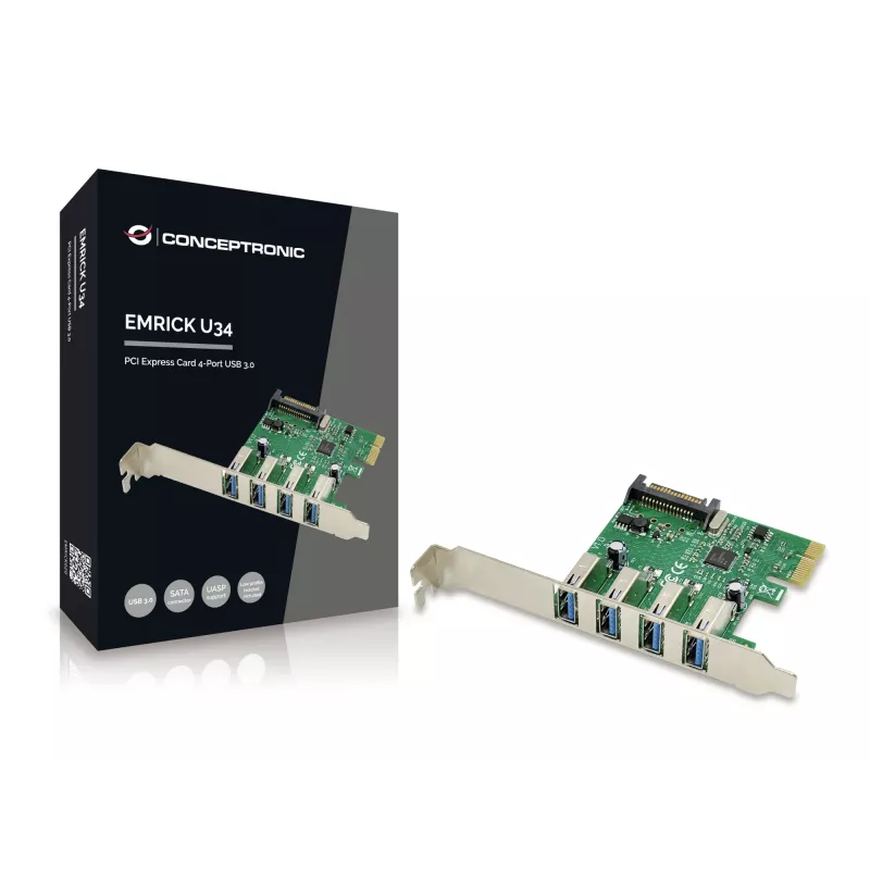 Tarjeta/adaptador de interfaz Conceptronic EMRICK02G interno USB 3.2 Gen 1 (3.1 Gen 1)