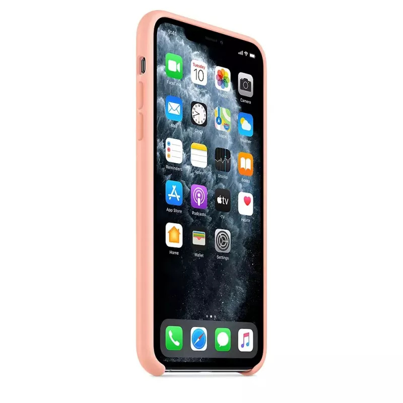 Funda de silicona Apple iPhone 11 Pro Max Grapefruit