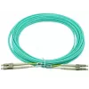 BlueOptics 050502K512000001M cable patch de fibra óptica LC-LC multimodo OM3 dúplex, LC-UPC, 1 m, beige