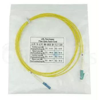 Cable de fibra óptica InfiniBand BlueOptics SFP2121BU3MS 3 m LC amarillo