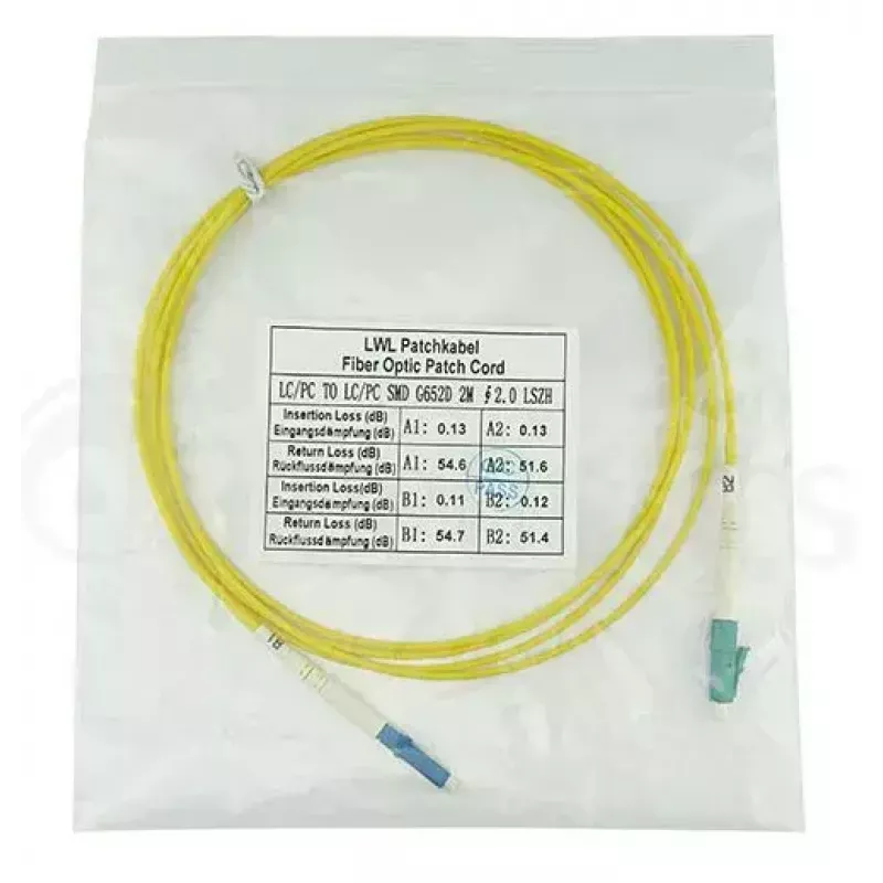 Cable de fibra óptica InfiniBand BlueOptics SFP2121BU3MS 3 m LC amarillo