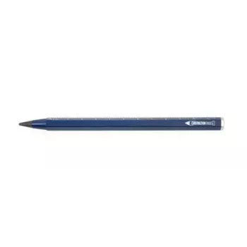 Portaminas TROIKA CONSTRUCTION ENDLESS HB azul aluminio 147 mm