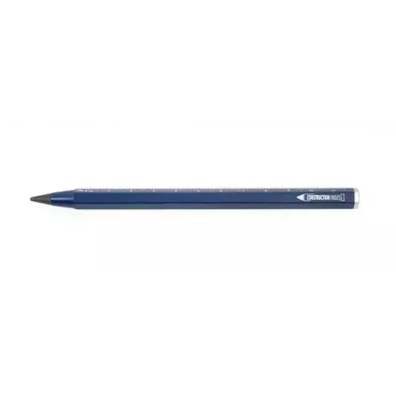 Portaminas TROIKA CONSTRUCTION ENDLESS HB azul aluminio 147 mm