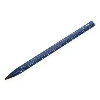 Portaminas TROIKA CONSTRUCTION ENDLESS HB azul aluminio 147 mm