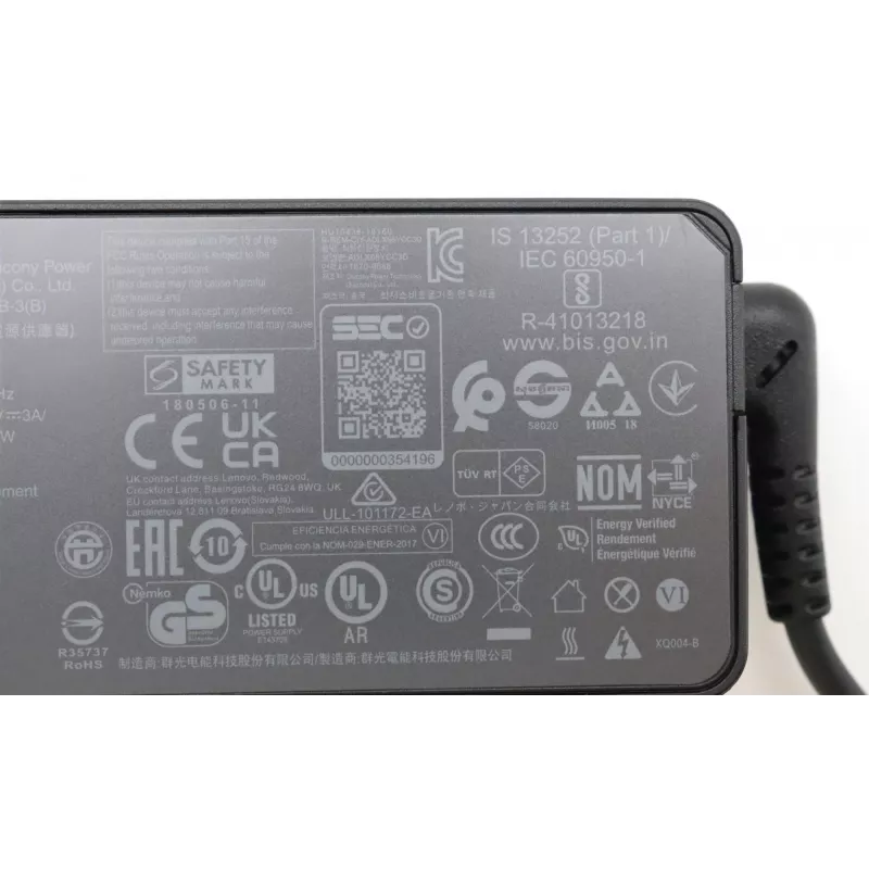 Lenovo 5A11E21011 fuente de alimentación para interiores 45 W negro