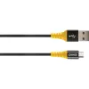 Cable USB Schwaiger WKUM10 511 1,2 m USB A Micro-USB B negro amarillo