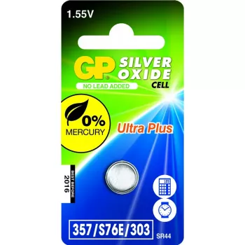 Pila desechable GP Batteries de óxido de plata 357