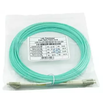 Cable de fibra óptica InfiniBand BlueOptics BK839A 2 m LC aqua OM3