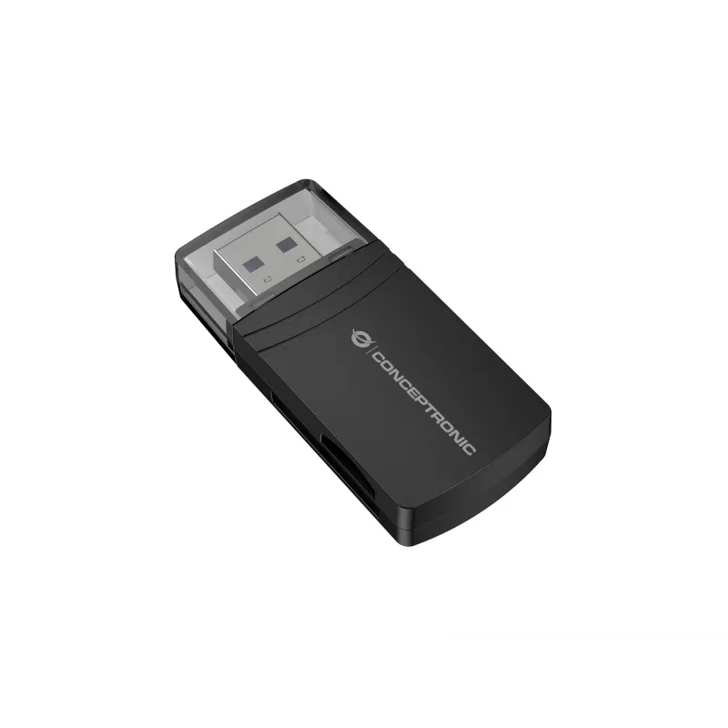 Conceptronic BIAN06B Lector de tarjetas SD TF/MicroSD 4.0, UHS-II, USB 3.0, 5 Gbit/s